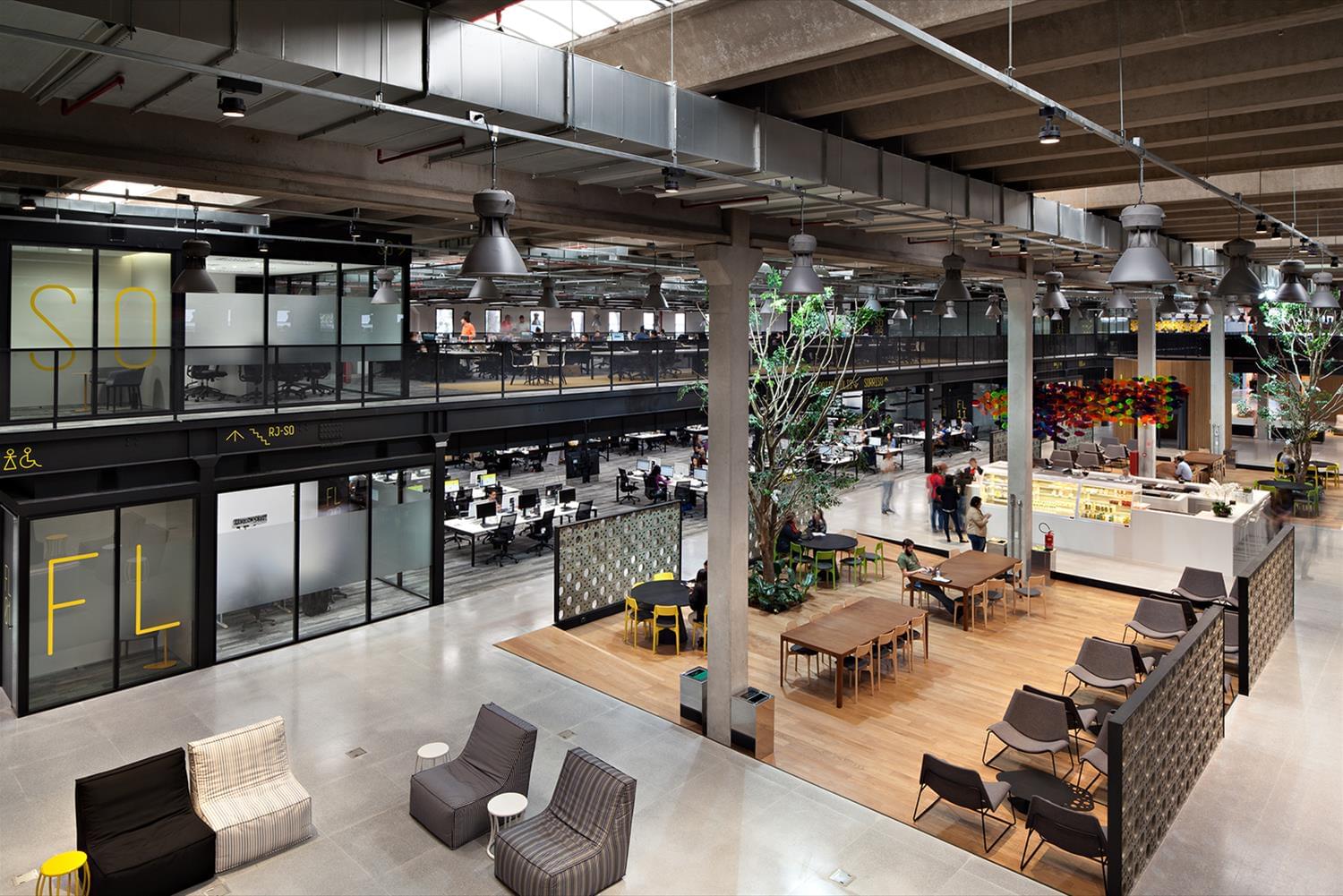 巴西 Mercado Livre 新总部 | 绿色环保与高效互动的办公空间-7