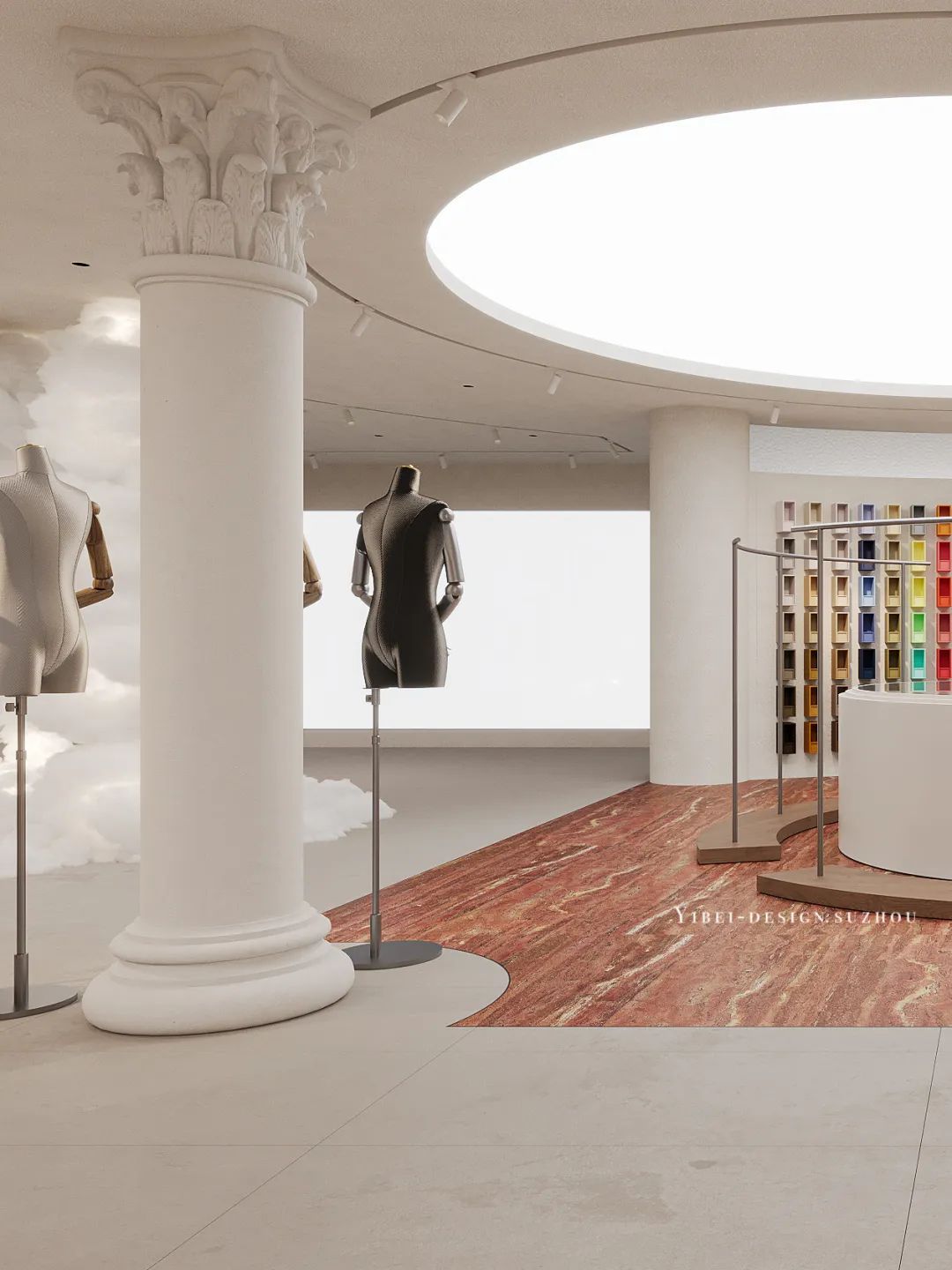 羊毛衫针织展厅丨中国苏州丨YIBEI DESIGN-20