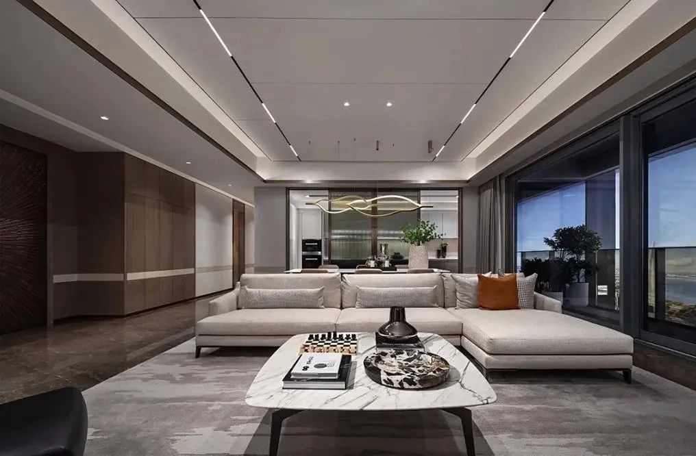 深圳湾顶级豪宅大平层样板间 让景观与室内融为一体  SCDA新作-5