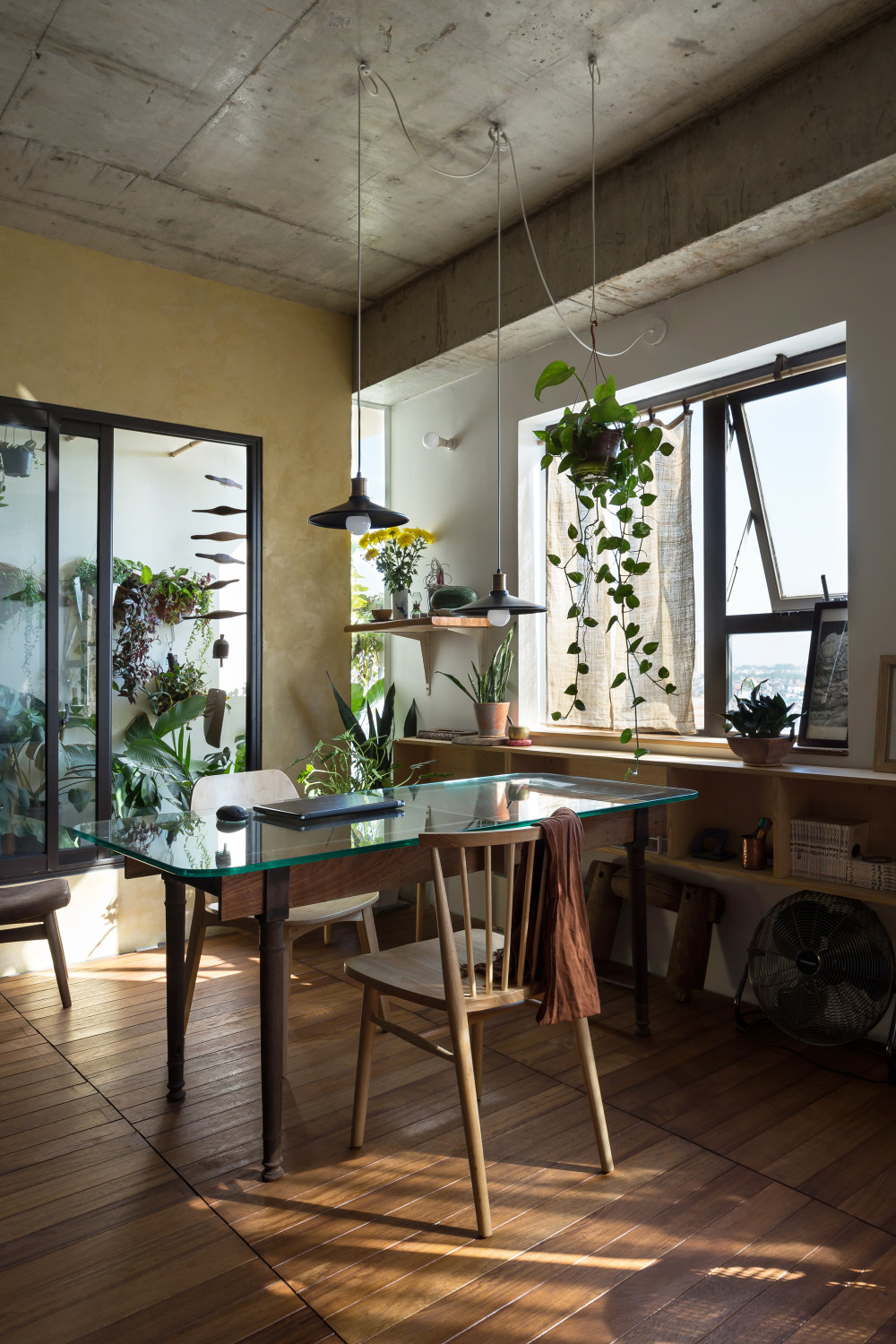 河内 62 平米公寓的开放式改造-26