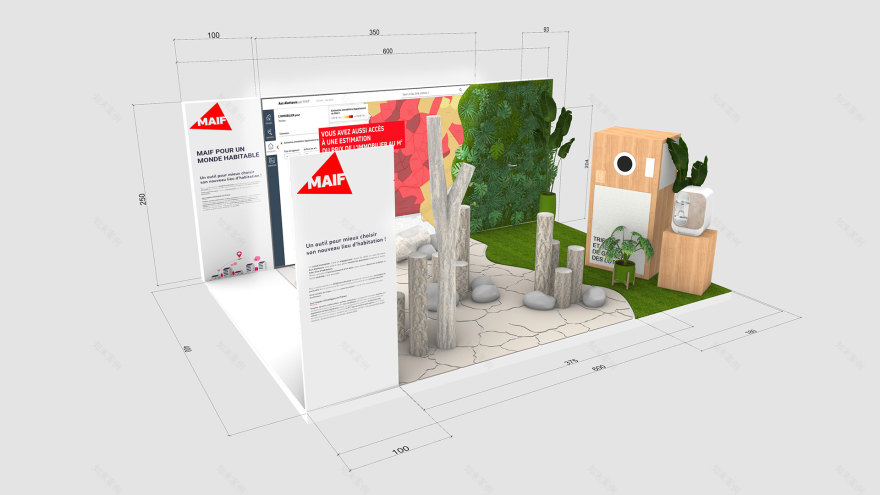 Web2Day 2022 展会 Maif 展位设计丨法国南特-4