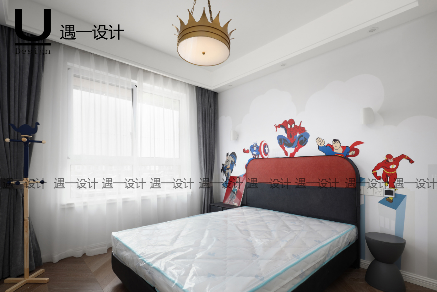 糖系治愈北欧风，启东御河湾 130㎡甜蜜空间-33