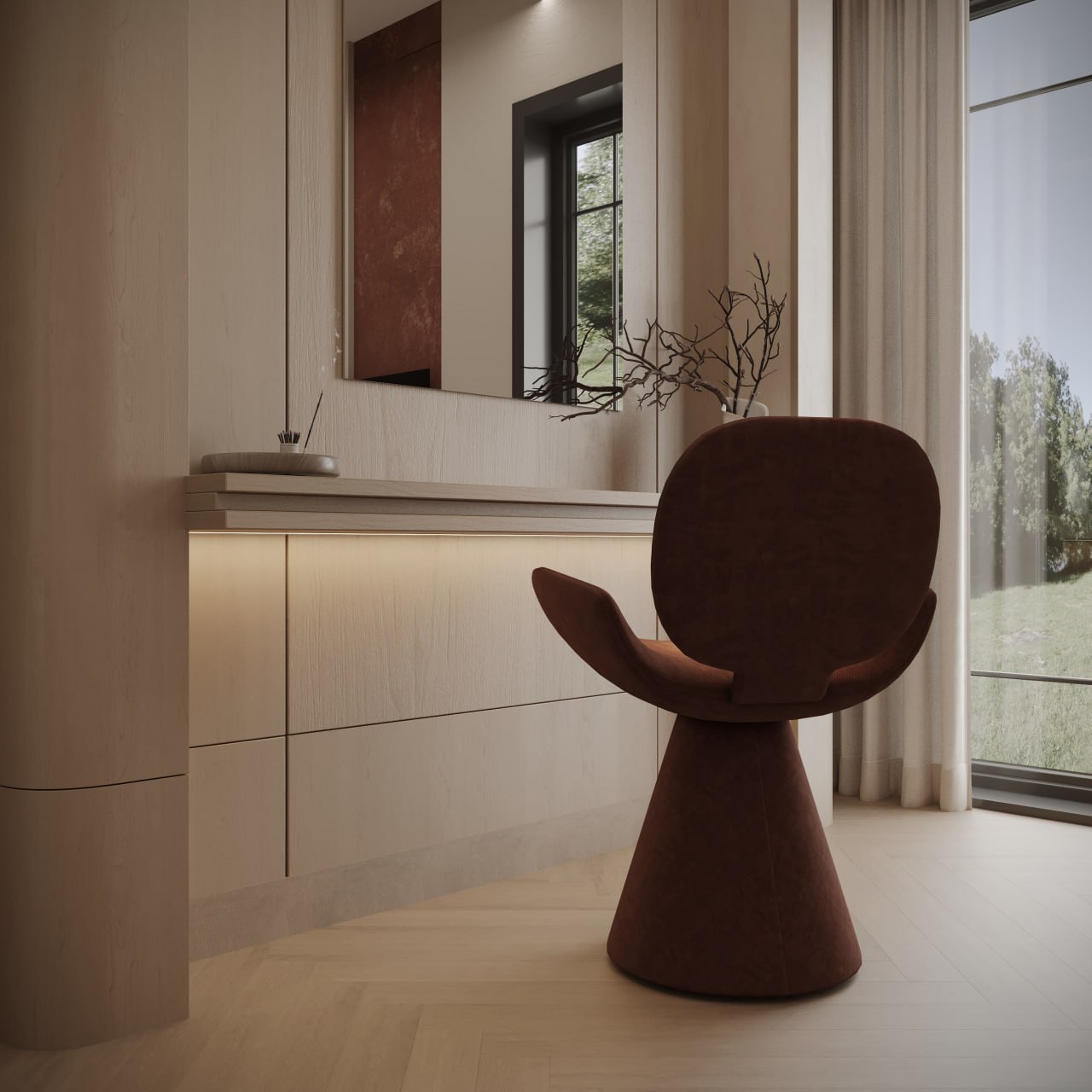 主卧设计项目丨沙特阿拉伯-5