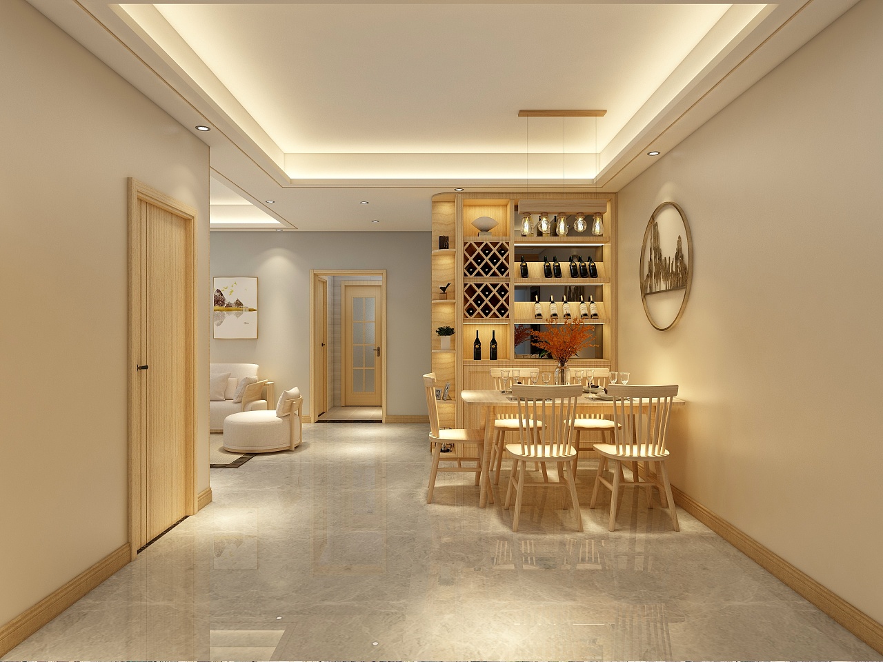 现代原木风三居室设计丨中国广州-18