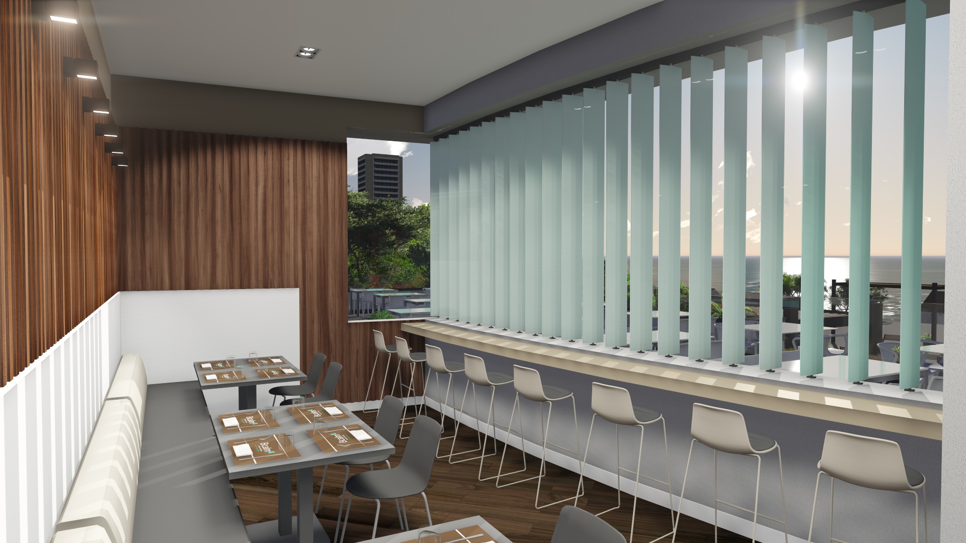 2015 年胡安医院“BCalm Café-Mirador de Vistabella”咖啡厅改革-8