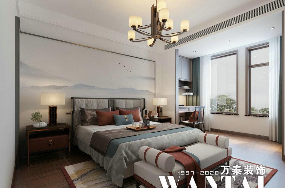 
泰安山和院子180㎡六合居新中式别墅装修 -5