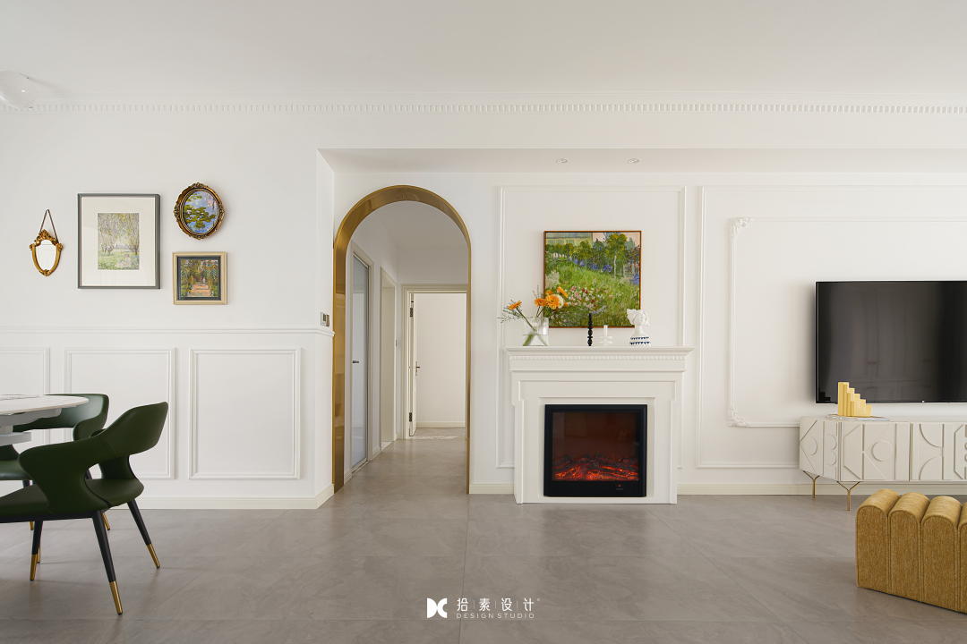 卡皮西纳花园 · 法式轻奢的多彩生活空间丨拾素設計-59