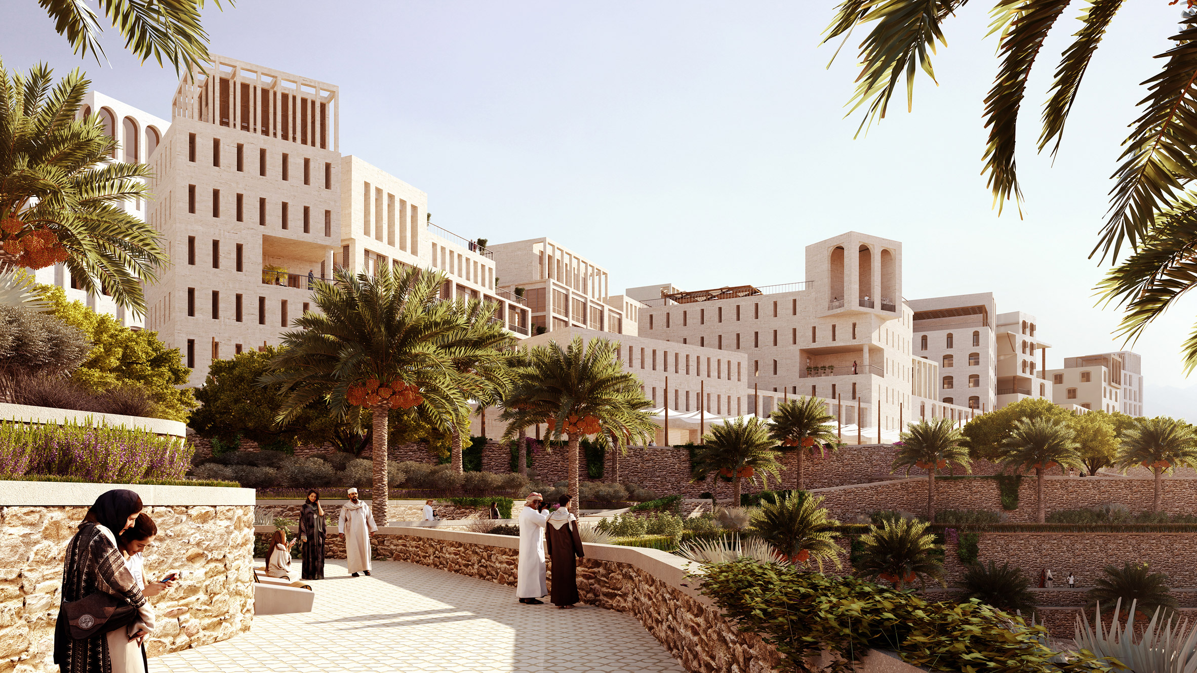 Allies and Morrison challenges "identikit urbanism" with new city for Oman-9
