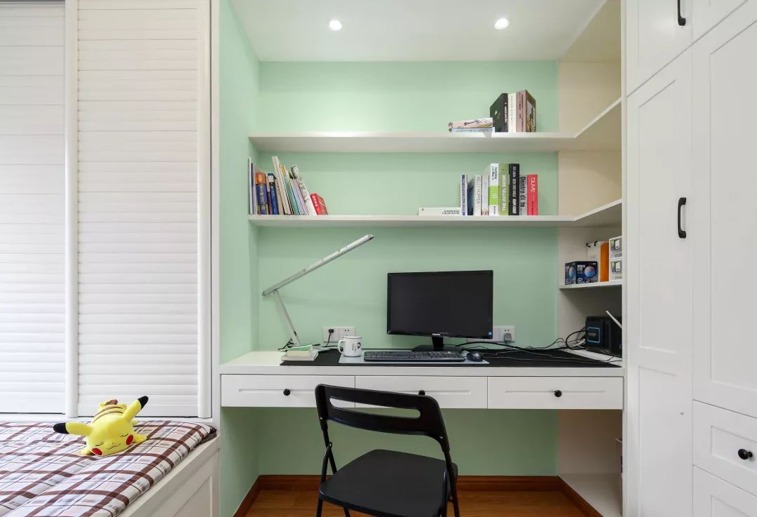 103㎡简约美式三室两厅，实用收纳打造舒适家居-45