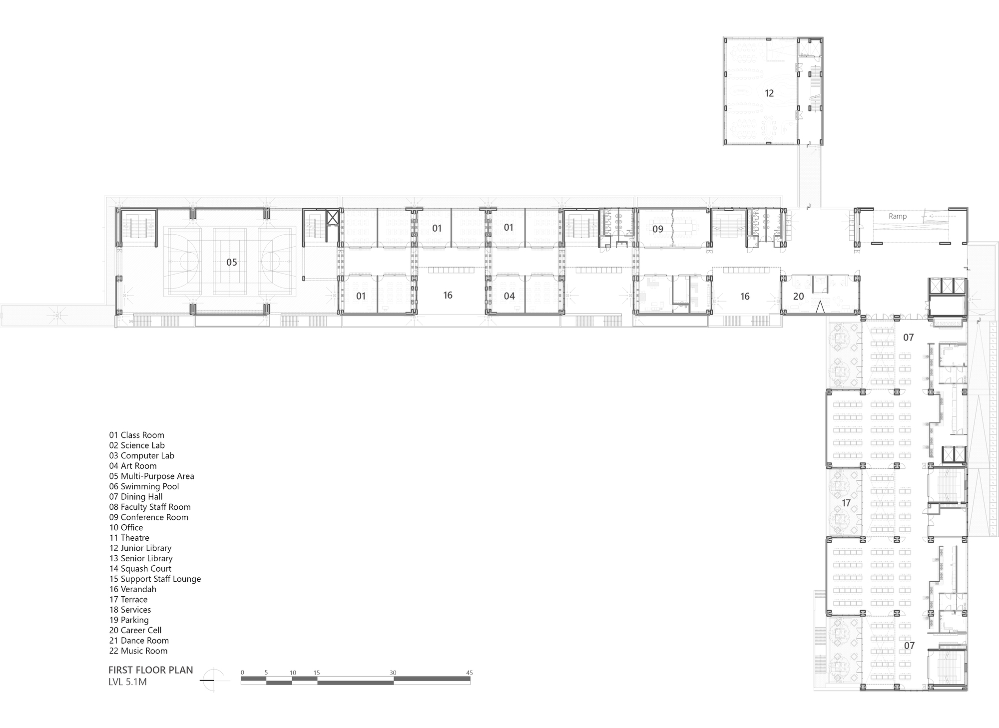 希夫·纳达尔学校丨印度丨Stephane Paumier Architects-40