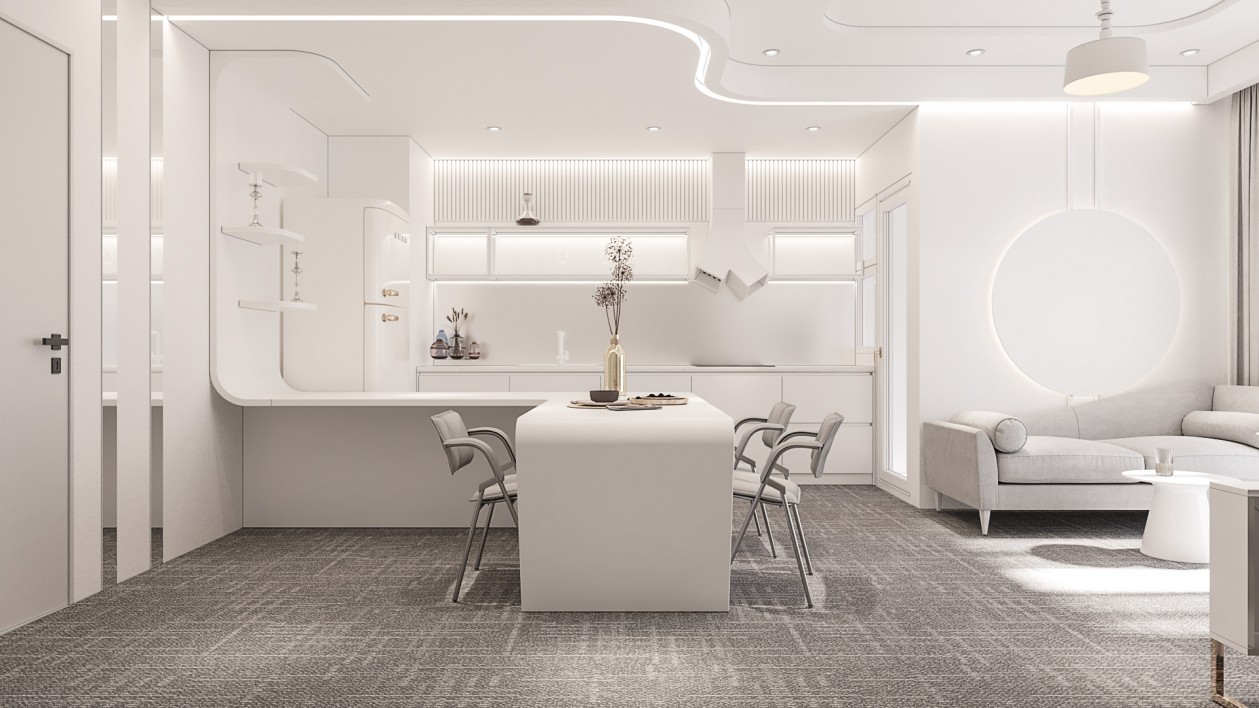 越南女设计师作品--两套不同调性的方案！-16