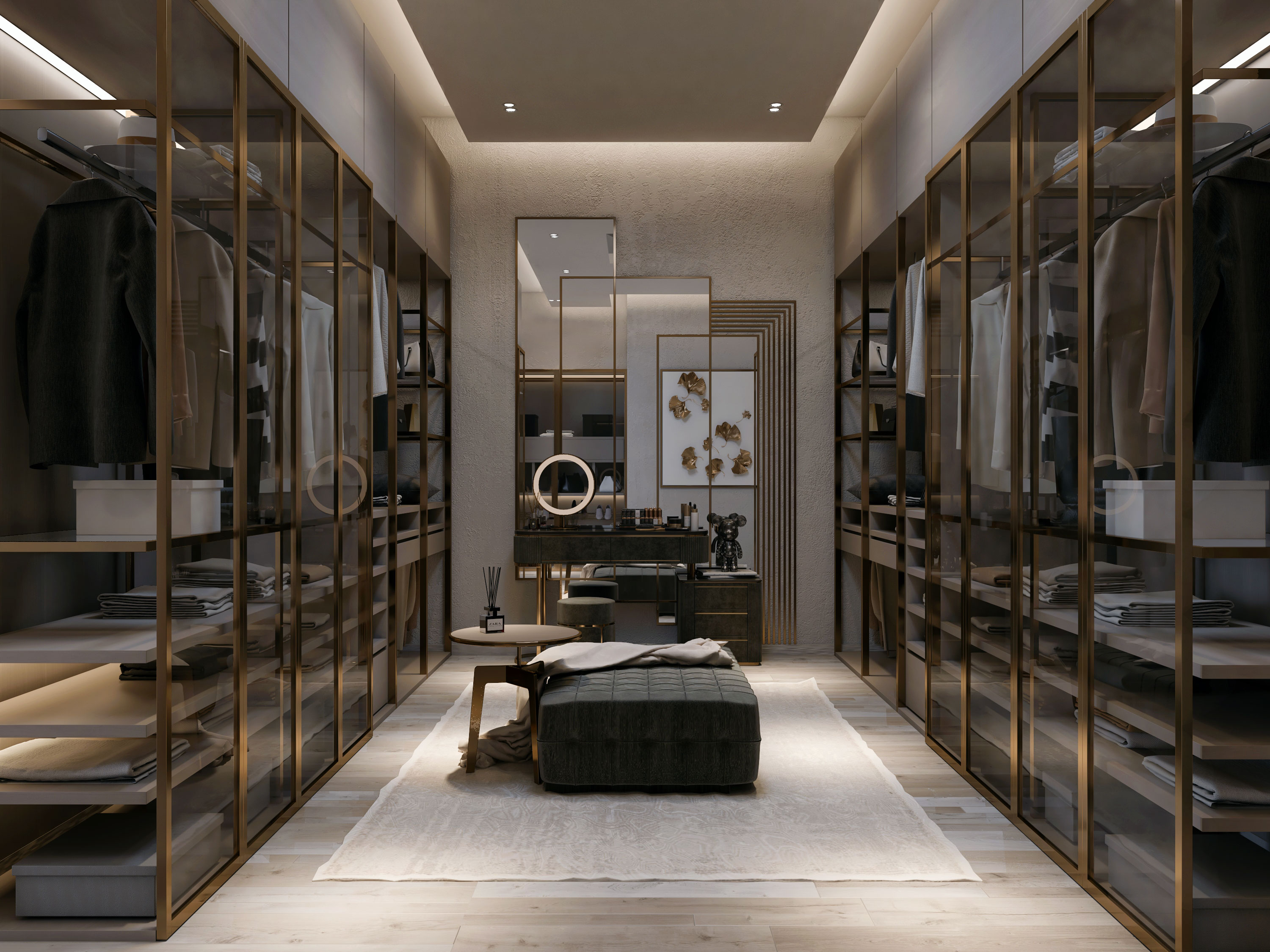 luxury master bedroom and dressing-10