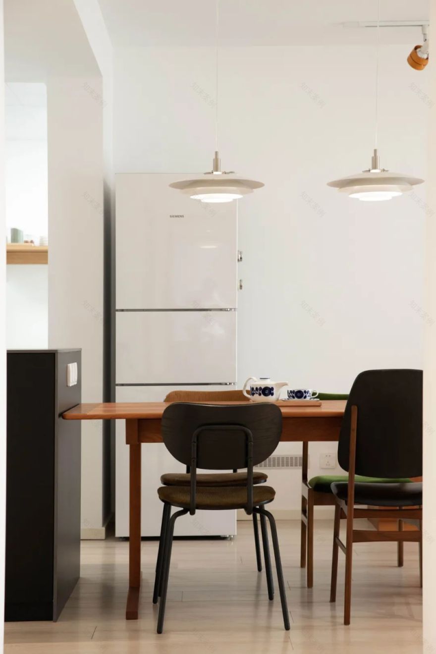 92㎡一人居,起居室,岛台加三分离,满满日系风-56