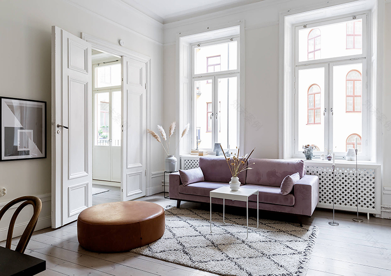 斯德哥尔摩奇妙粉色调两居室-3