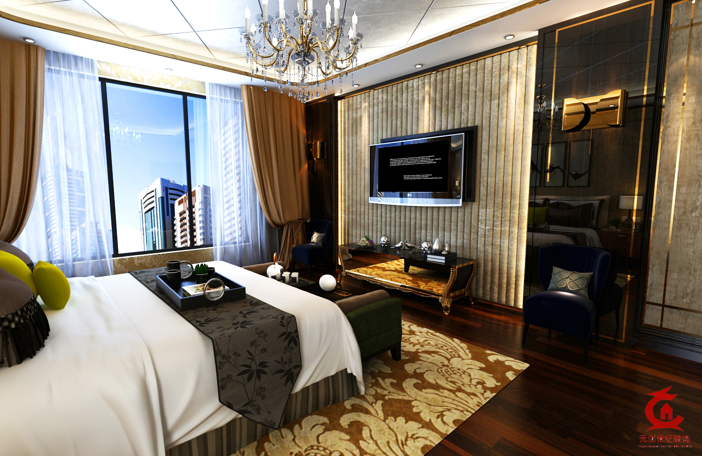 港式奢华150㎡户型-15