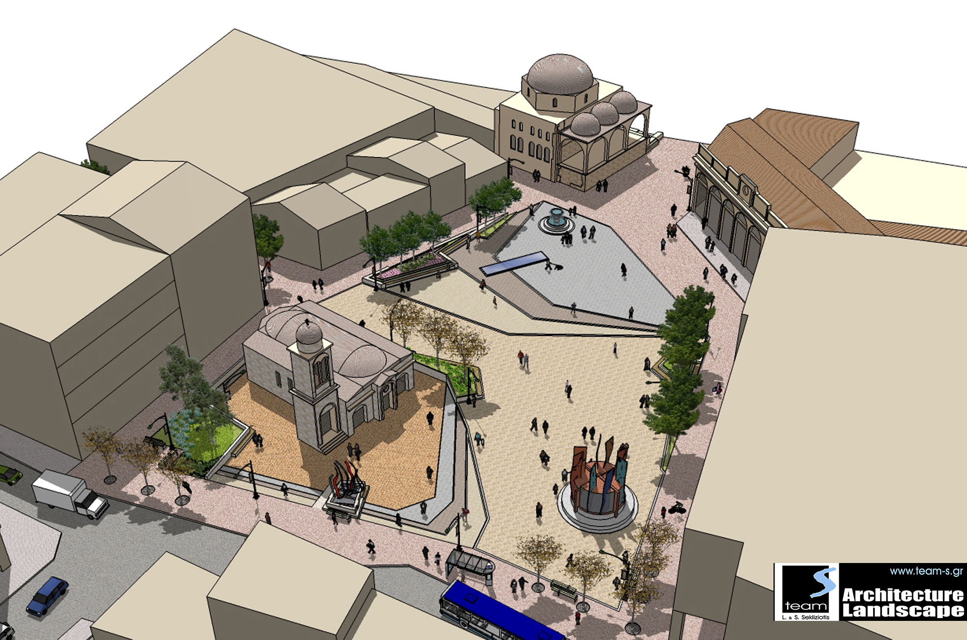 Monastiraki 广场景观设计提案丨希腊雅典-4