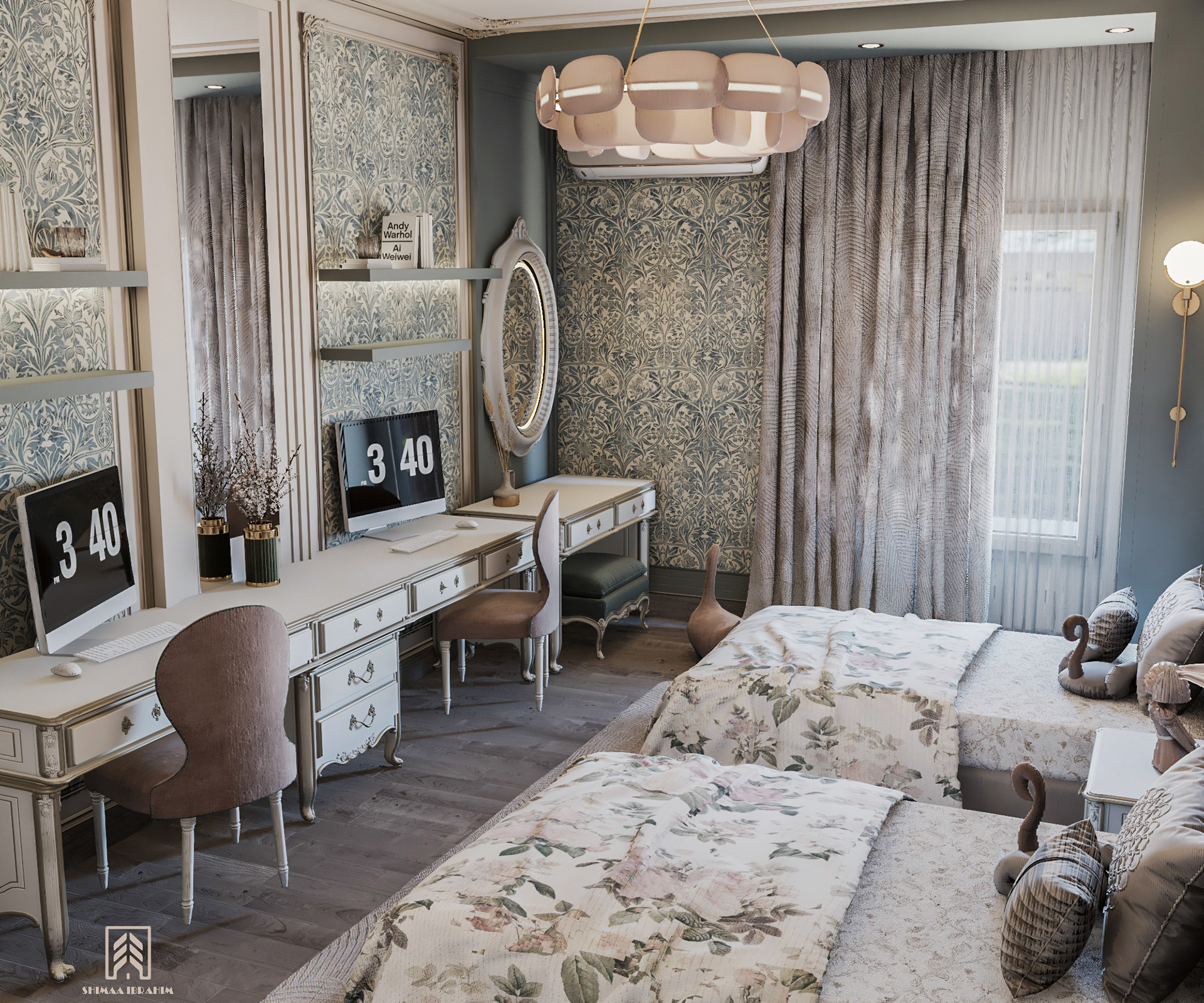 Classic Girls Bedroom-5