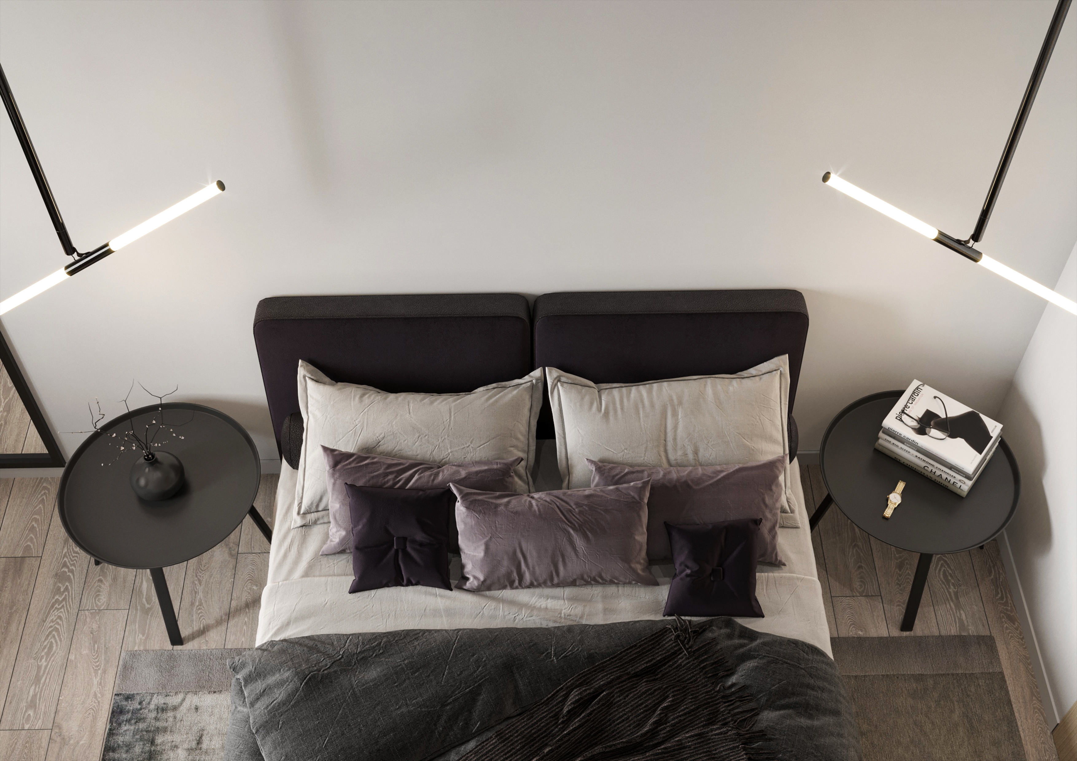 成人儿子卧室设计丨俄罗斯克拉斯诺达尔丨By Danilenko 工作室-4