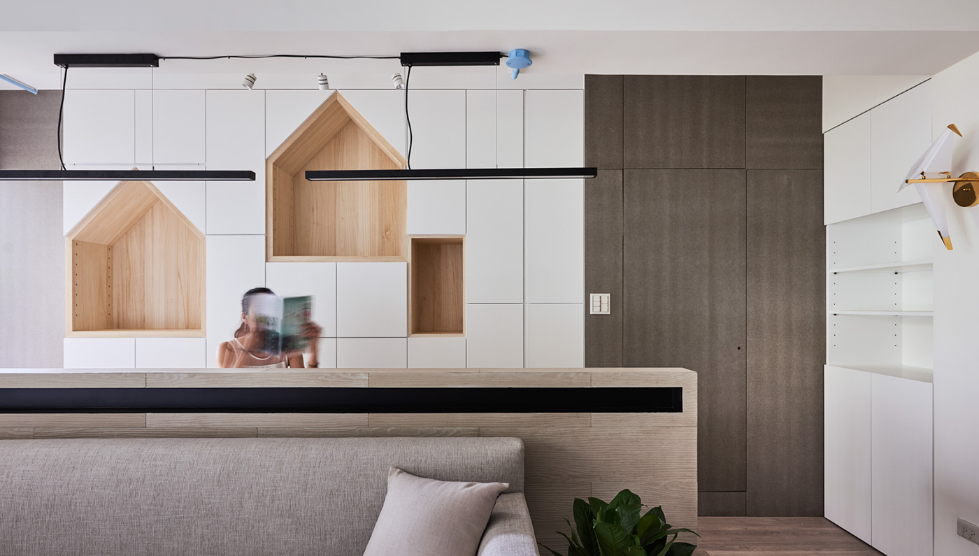 美好记忆的符号——132m²现代生活住宅  构设计-8