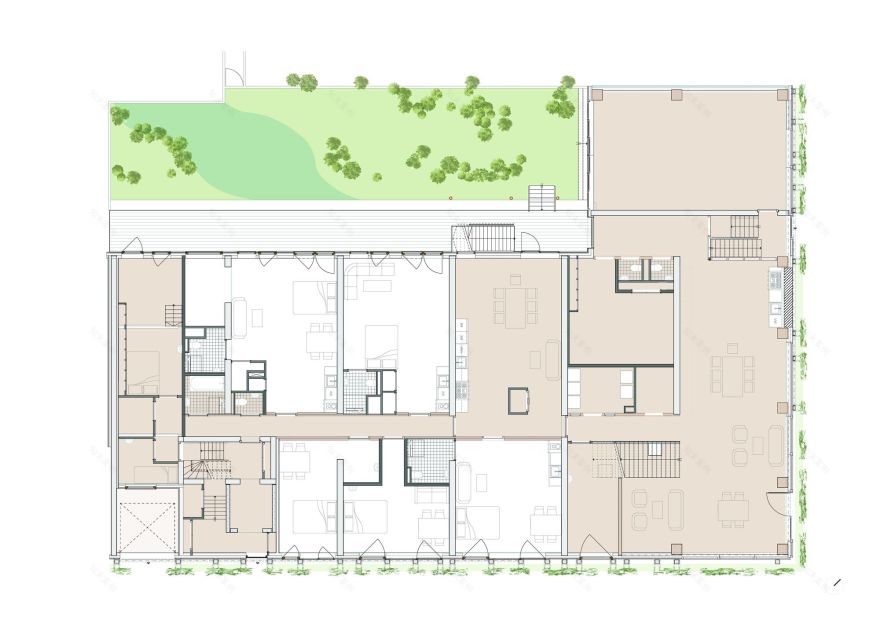沃伦住房合作社丨荷兰阿姆斯特丹丨Natrufied Architecture-16