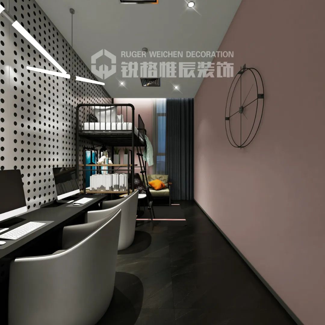 《红色警戒》电竞中心 | 现代风格与沉浸体验的融合-89