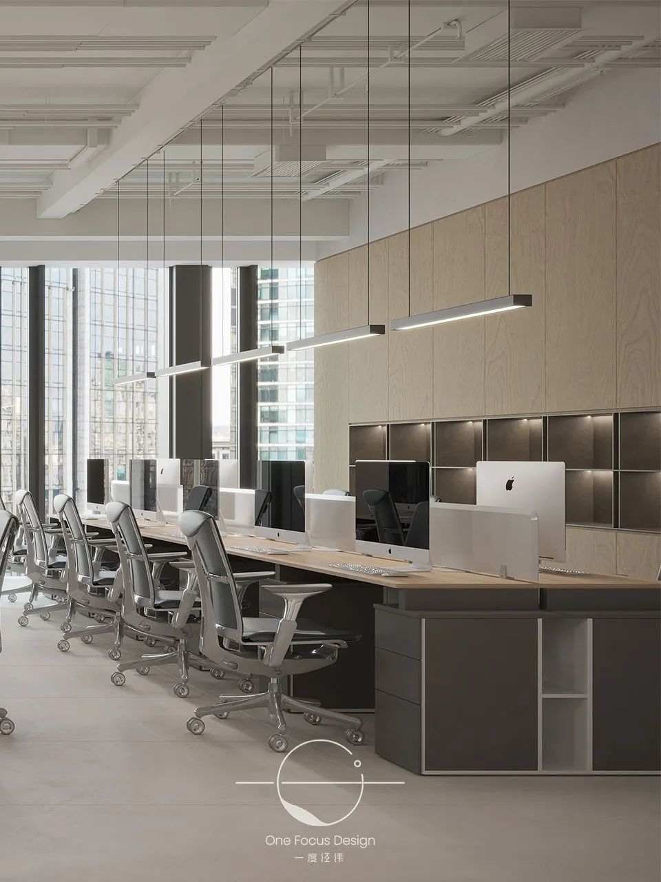 深圳亲和素时尚办公室丨中国深圳丨ONE FOCUS DESIGN-48