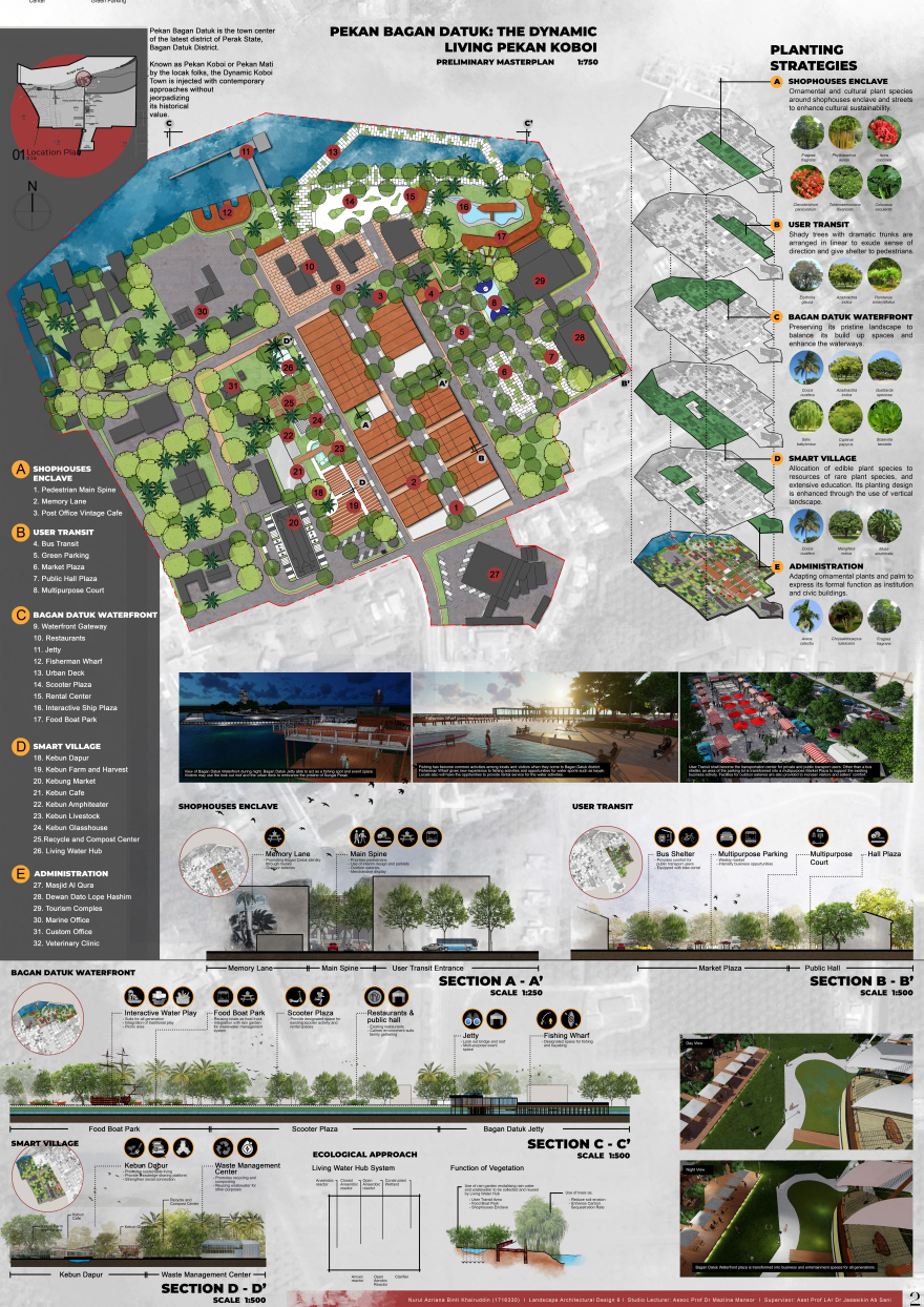 PEKAN BAGAN DATUK 城镇中心改造项目丨马来西亚霹雳丨Azriana Khairuddin-18