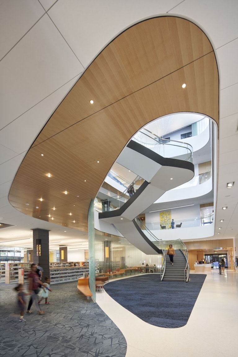 Hayward Library & Community Learning Center by Noll & Tam Architects-21