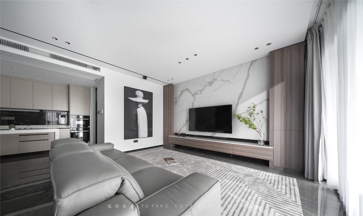 简约黑白灰,90 后小姐姐的舒适空间丨中国成都丨钰纺软装-11