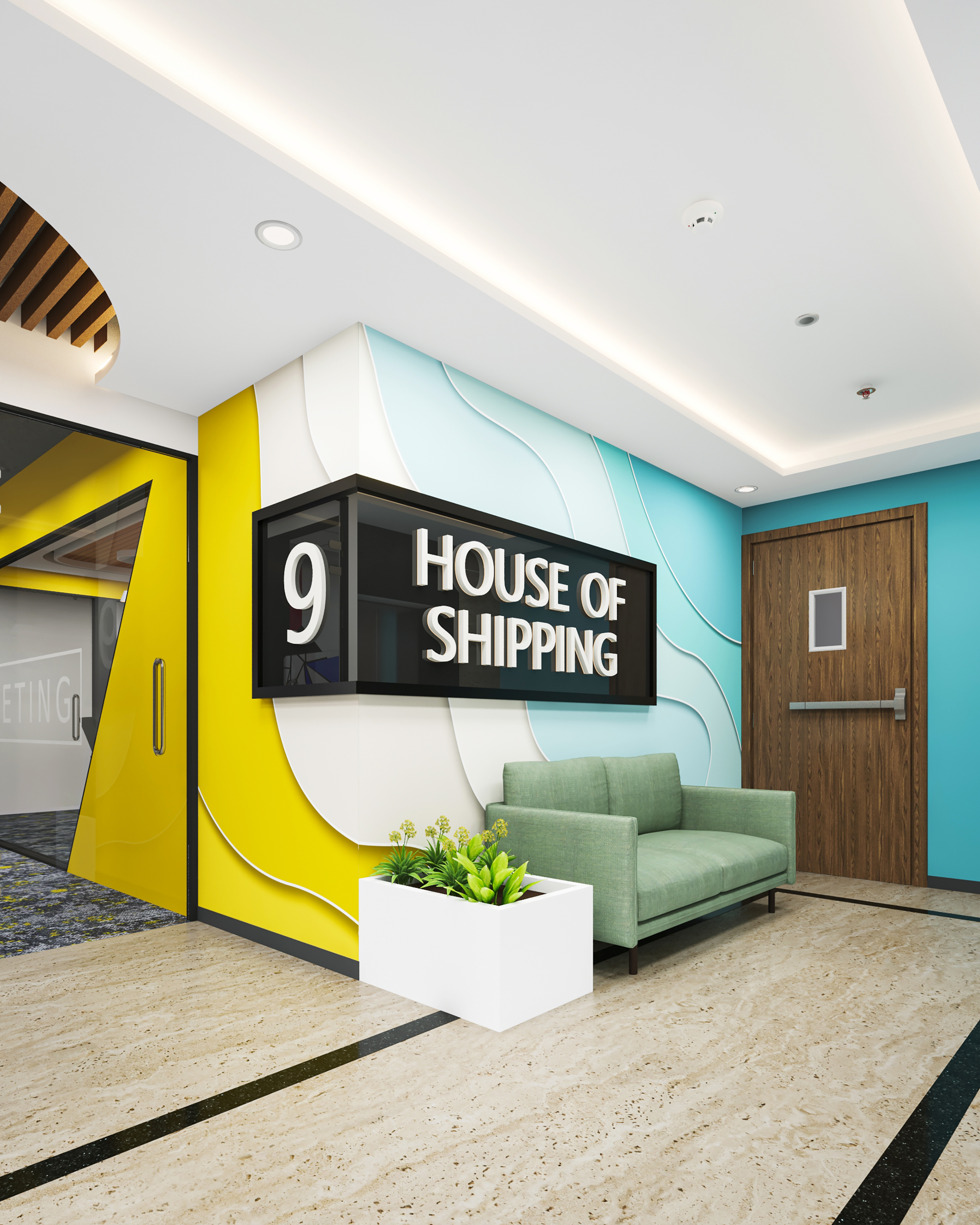 House of Shipping现代办公室室内设计与可视化-21