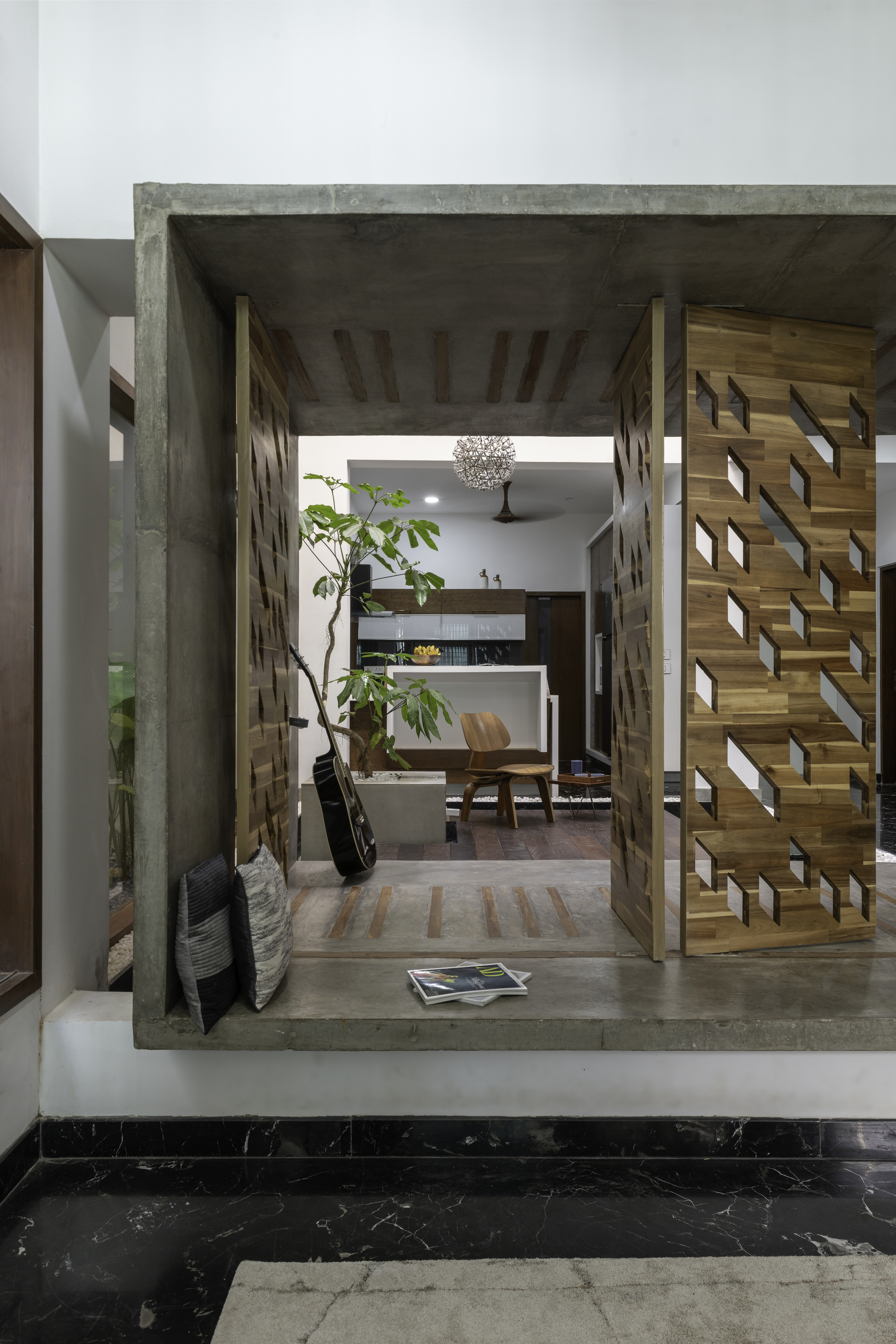 勒宁静之屋丨印度本地治里丨Studio WhiteScape-27