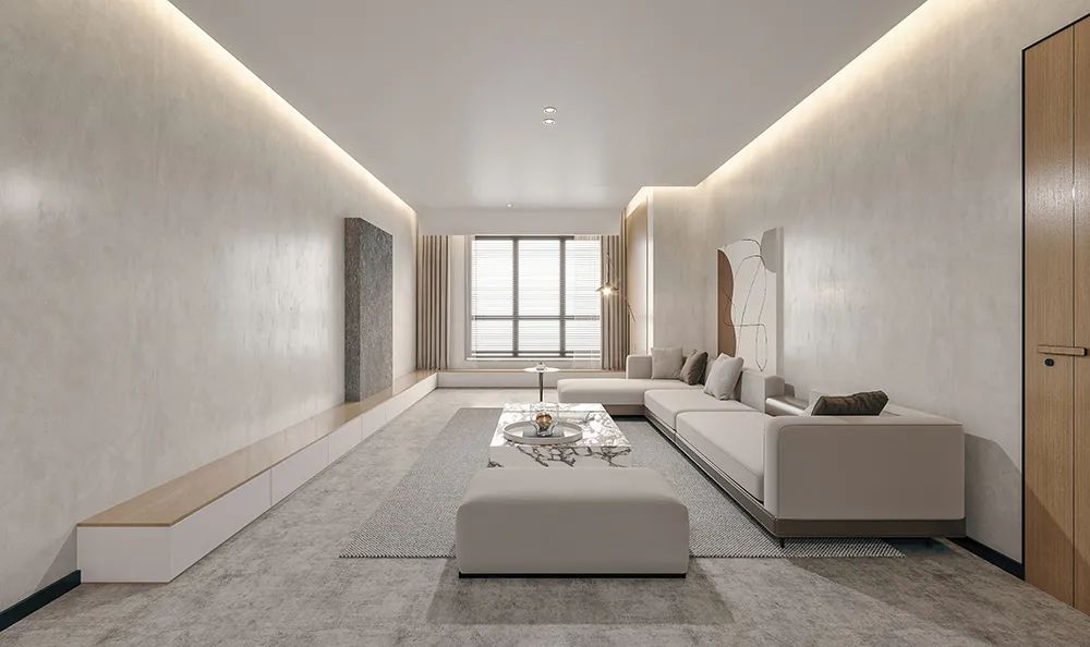 现代极简·峰上名宅·127㎡温馨家居设计丨CITYFAMILY DECORATIO-1