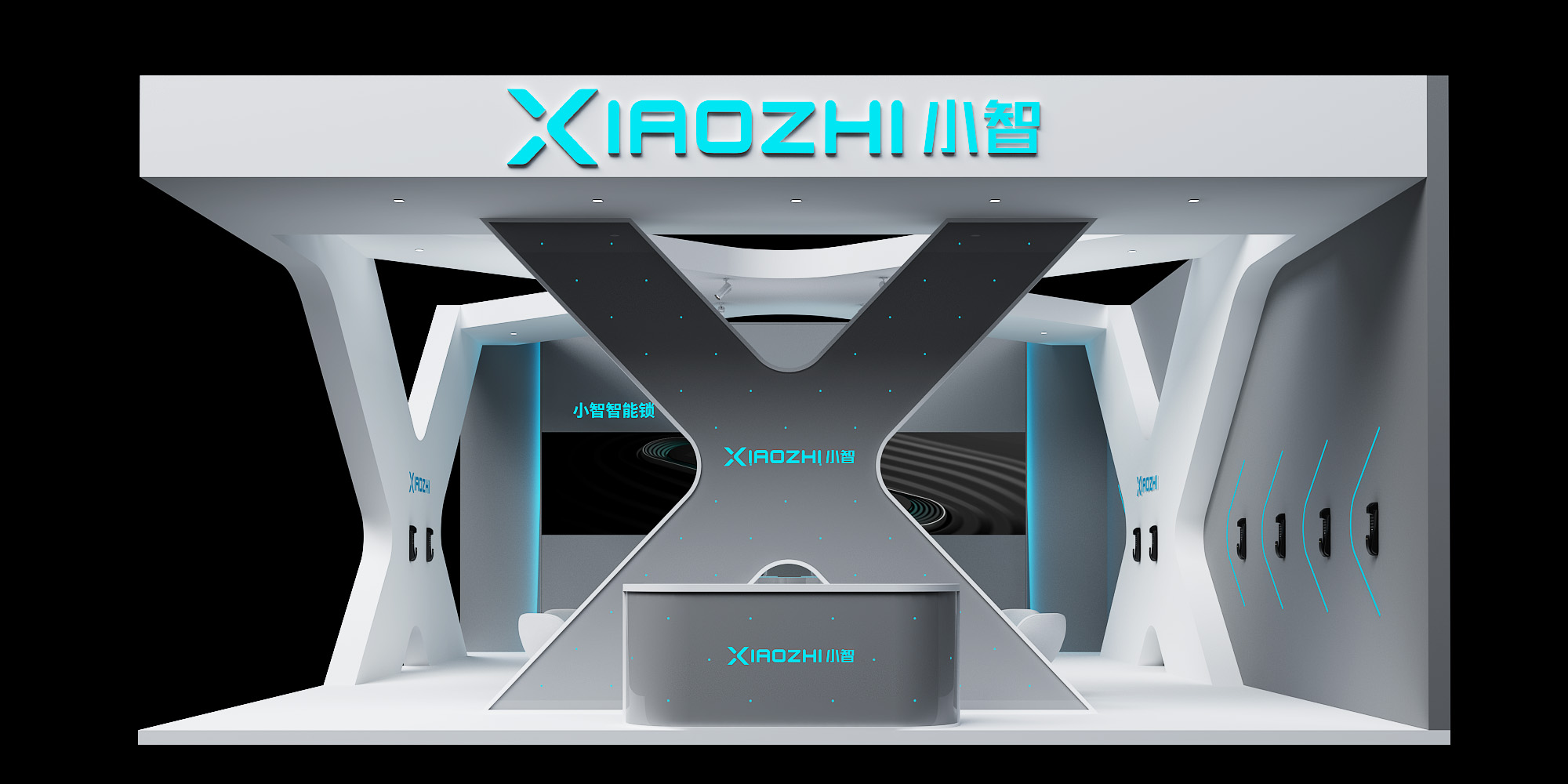 Intelligent Lock Exhibition Design-1