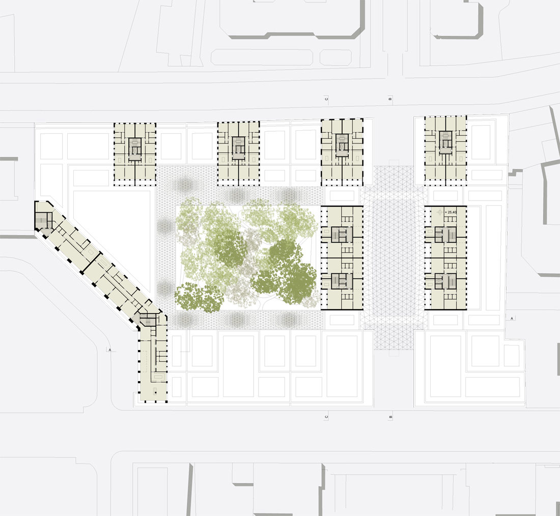 柏林莱比锡广场韦特海姆区域项目丨德国柏林丨Jan Kleihues与Götz Kern-13