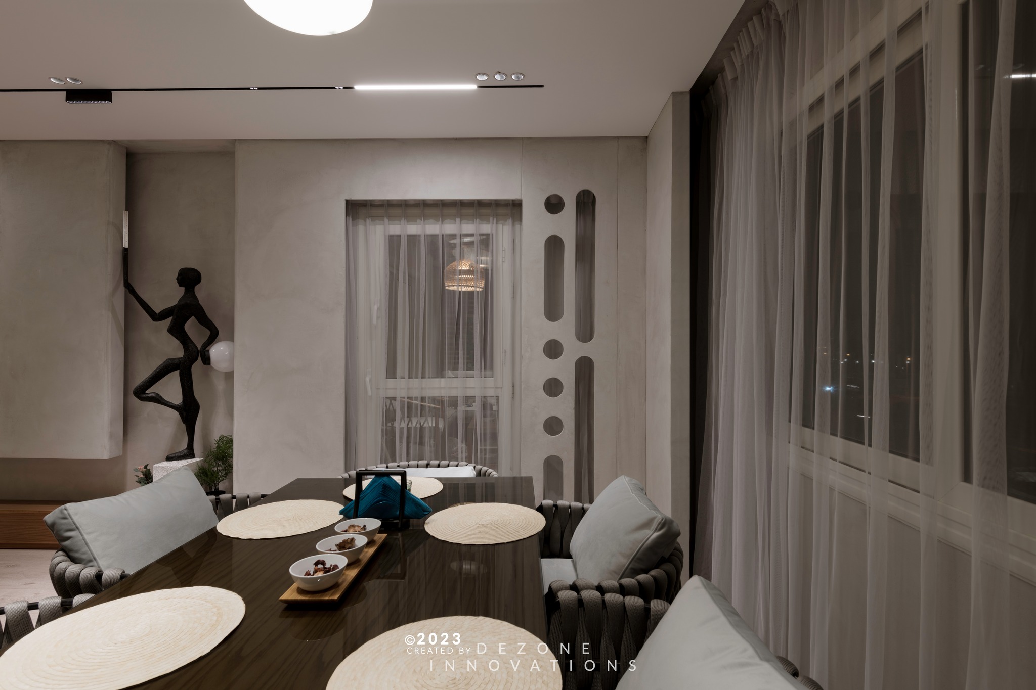 Madinaty 公寓接待处丨Dezone innovations-13