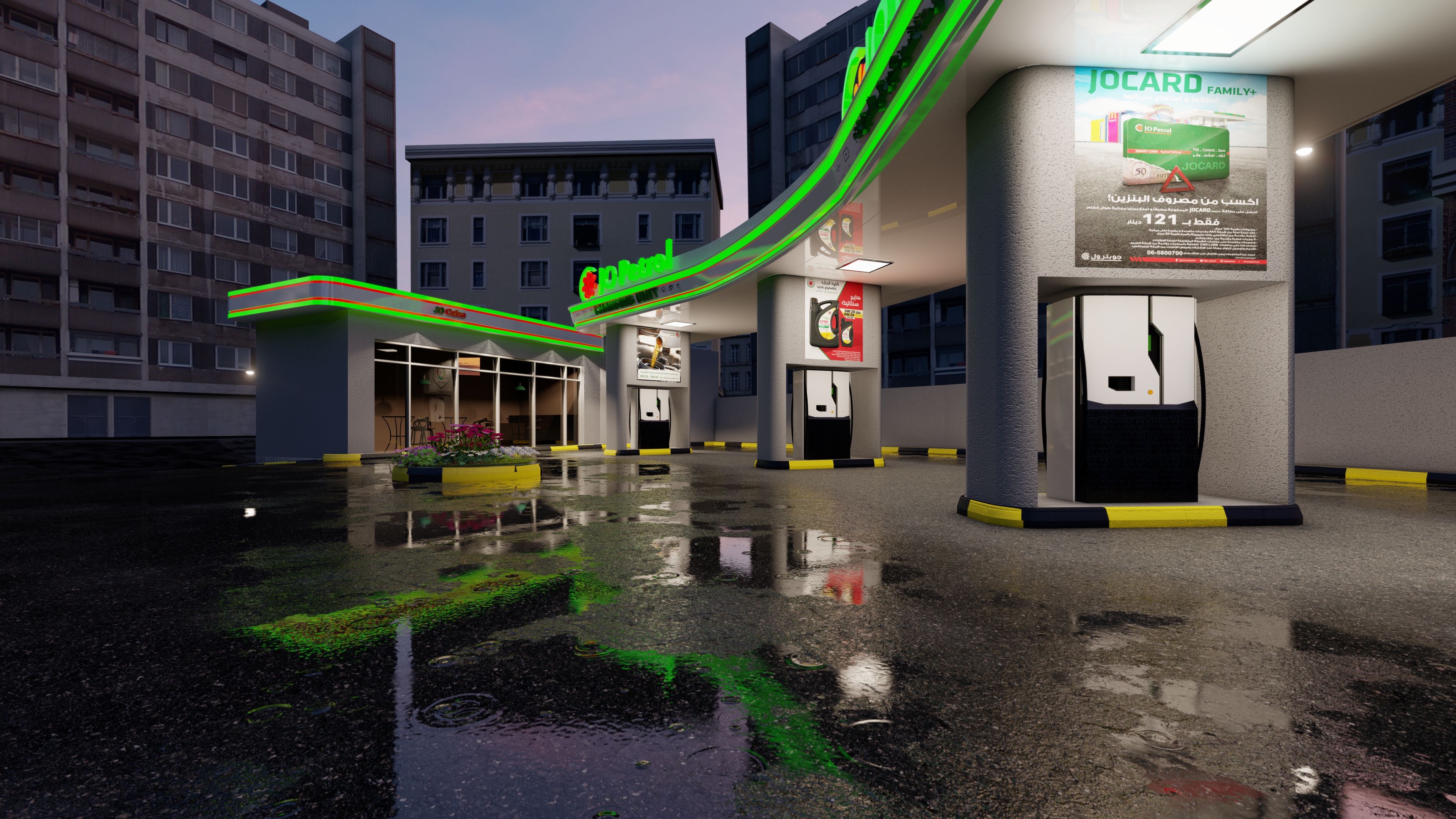 JO Petrol Electric Station-14