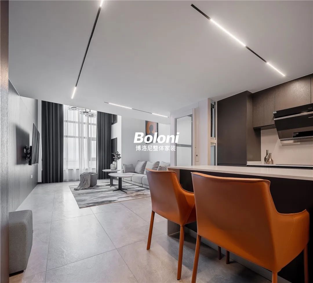 单身男子的 70㎡阳光 LOFT，现代简约风的逆袭-55