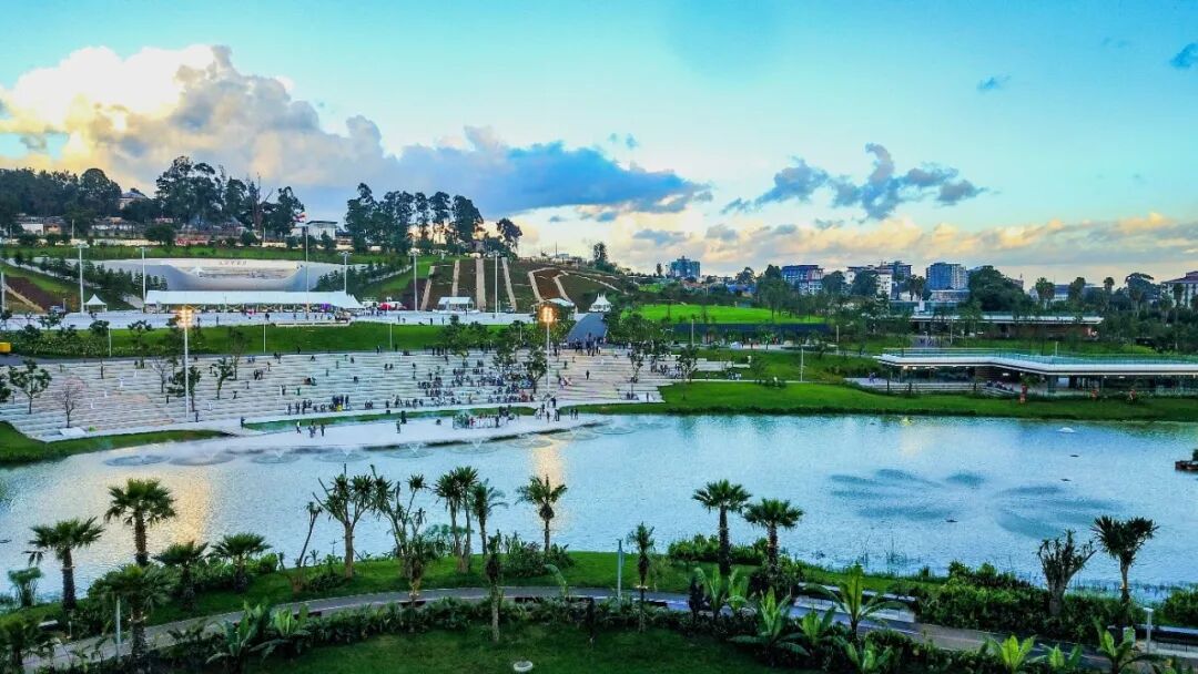 奋进40|埃塞俄比亚谢格尔公园友谊广场景观设计-16