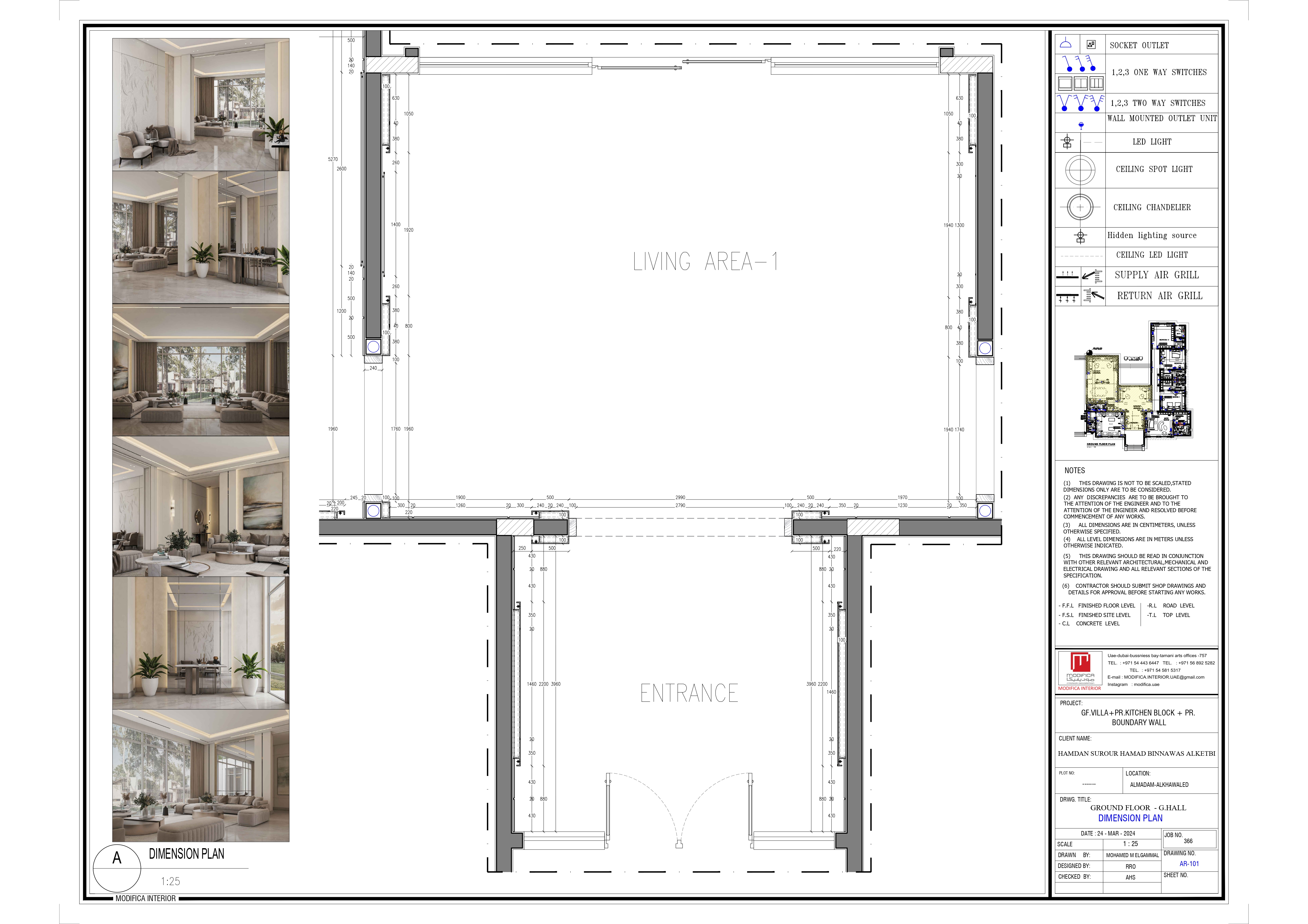 地面[大厅&&女孩房间]丨阿联酋丨ELGAMMAL STUDIO-11