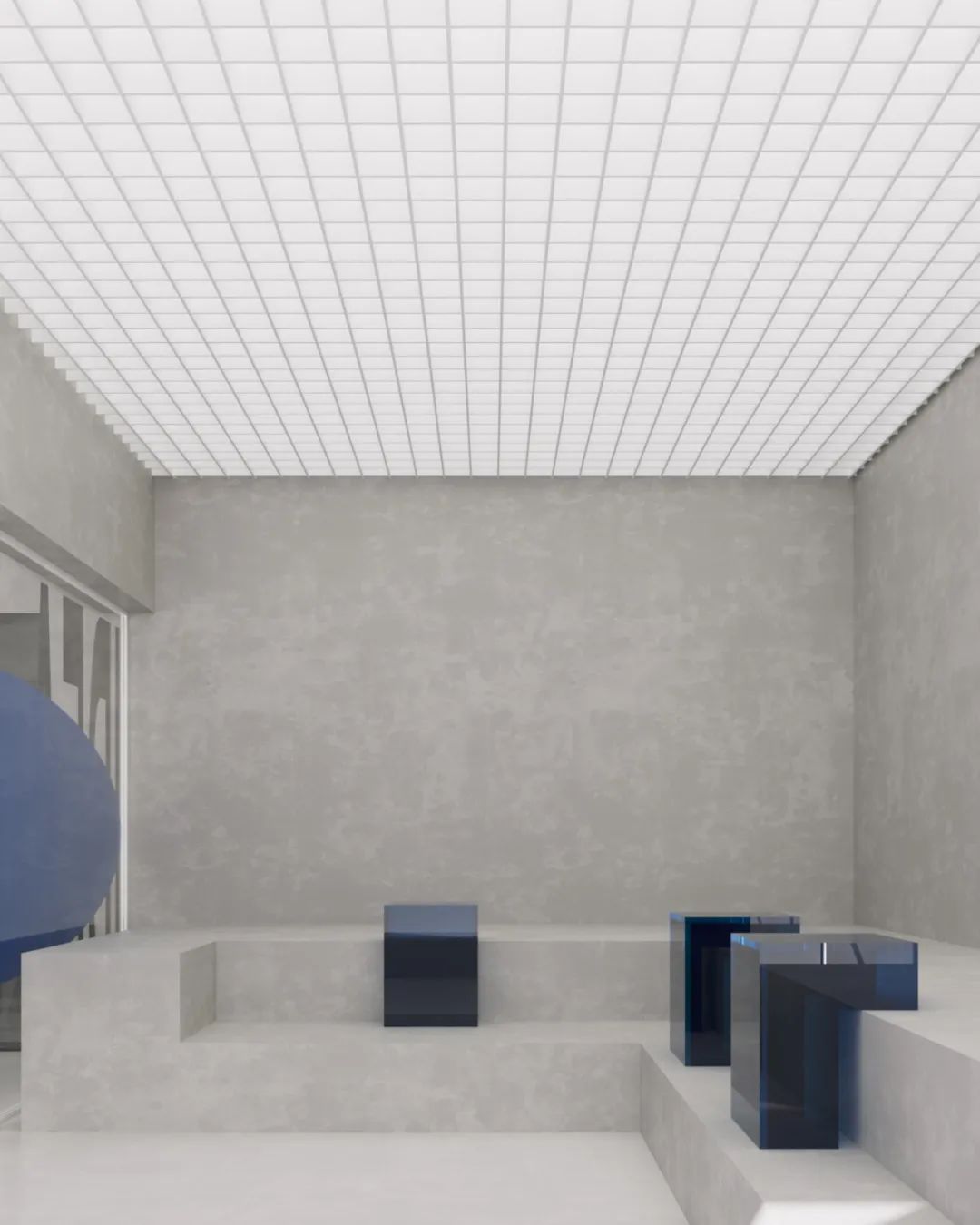 留白的天空蓝·洛阳办公室设计丨中国洛阳丨辛举鹏-25