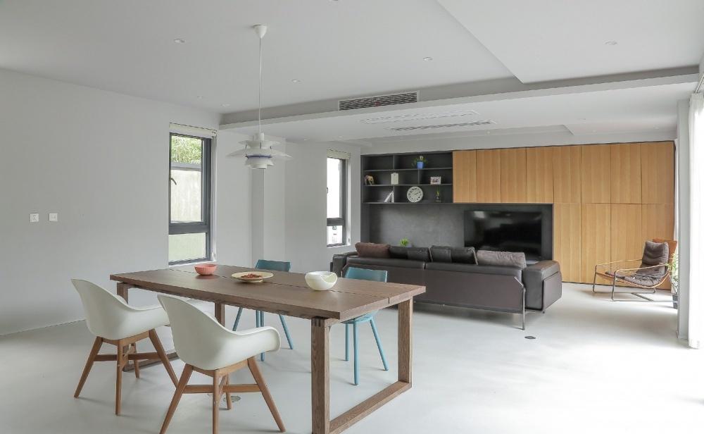 极简文艺家,灰色木色温暖空间-3