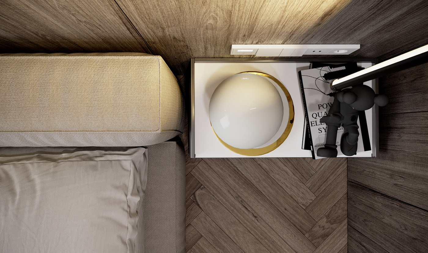 高级黑色系公寓设计 细节超多！-22