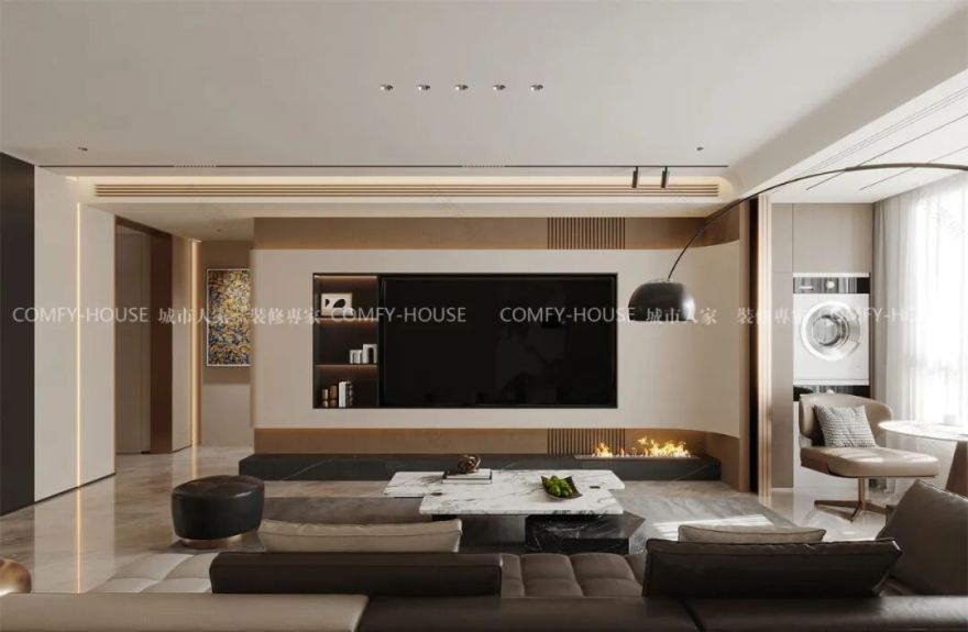 【卢浮公馆】97㎡丨推开时光之门,邂逅中古家居的慵懒美学-60