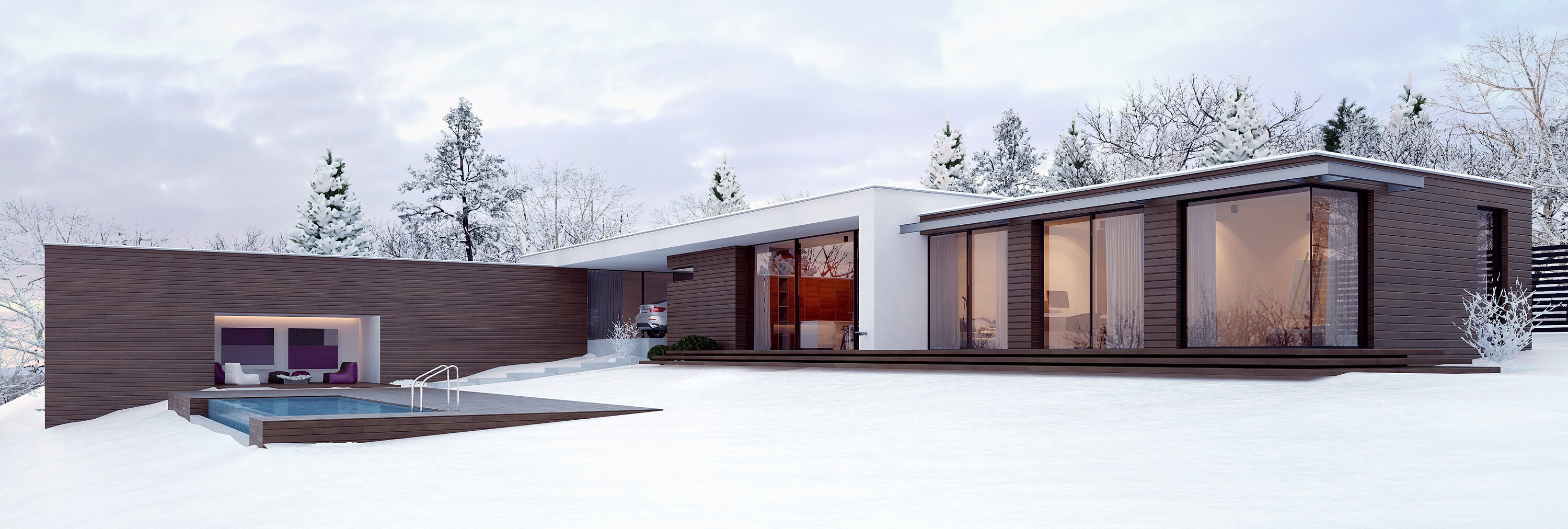 线形建筑事务所打造的简约度假屋-11