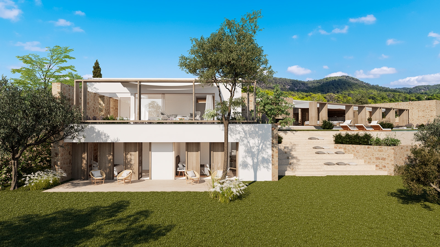 18 位建筑大师的伊维萨岛私人别墅设计,自然融入奢华-135