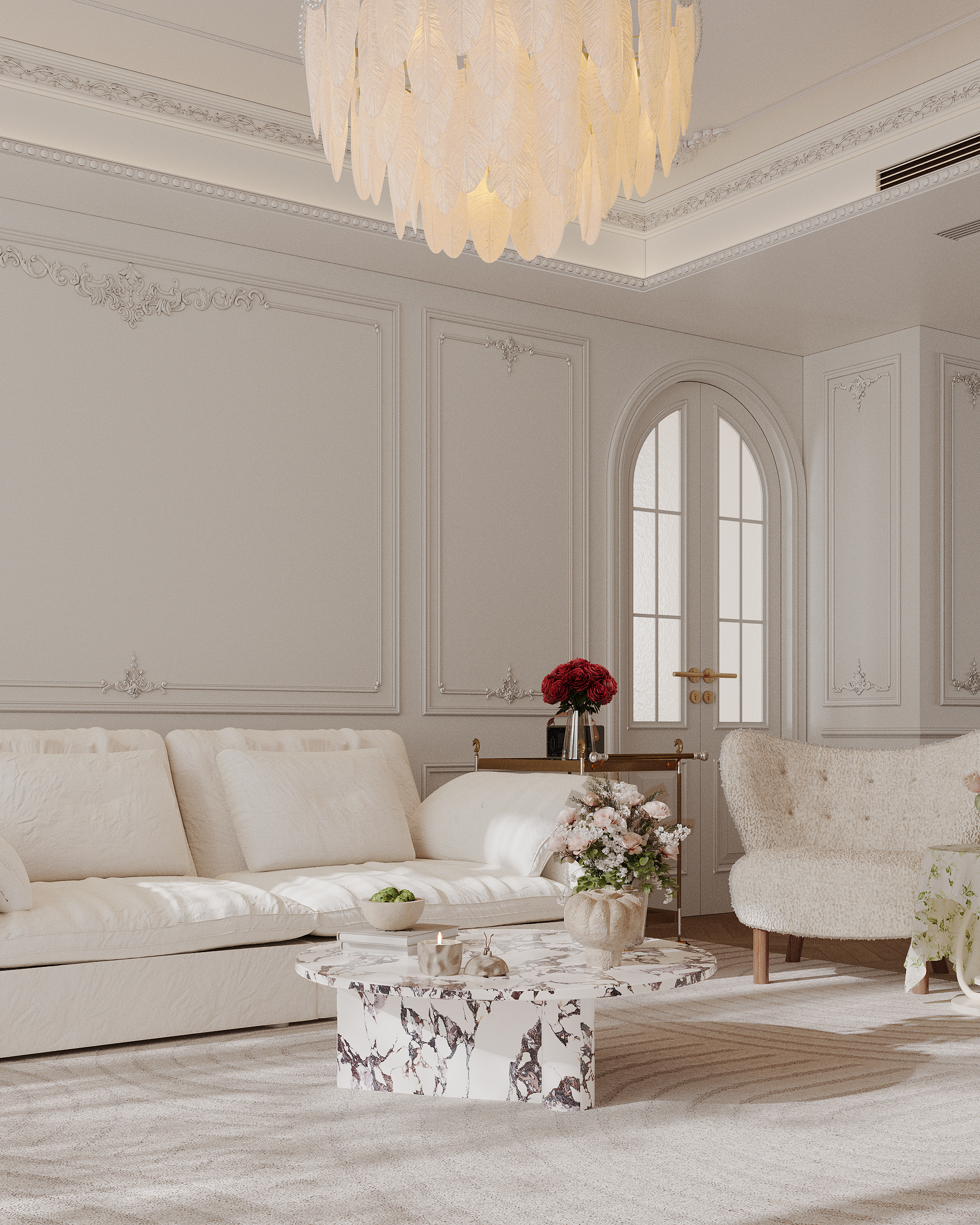 山西太原|现代法式私宅设计-8