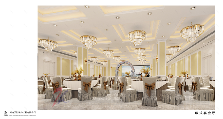 郑州宴会厅设计丨中国郑州丨深耕郑州21年的专业装饰设计公司-24