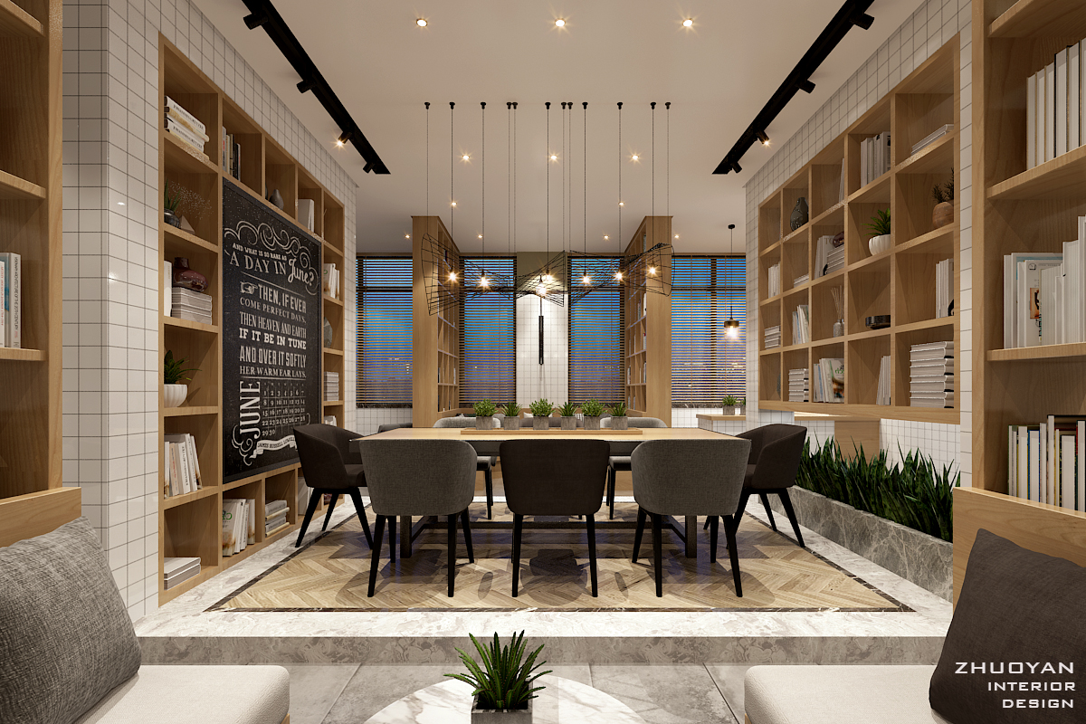 琸岩设计新作《学院書咖》-2