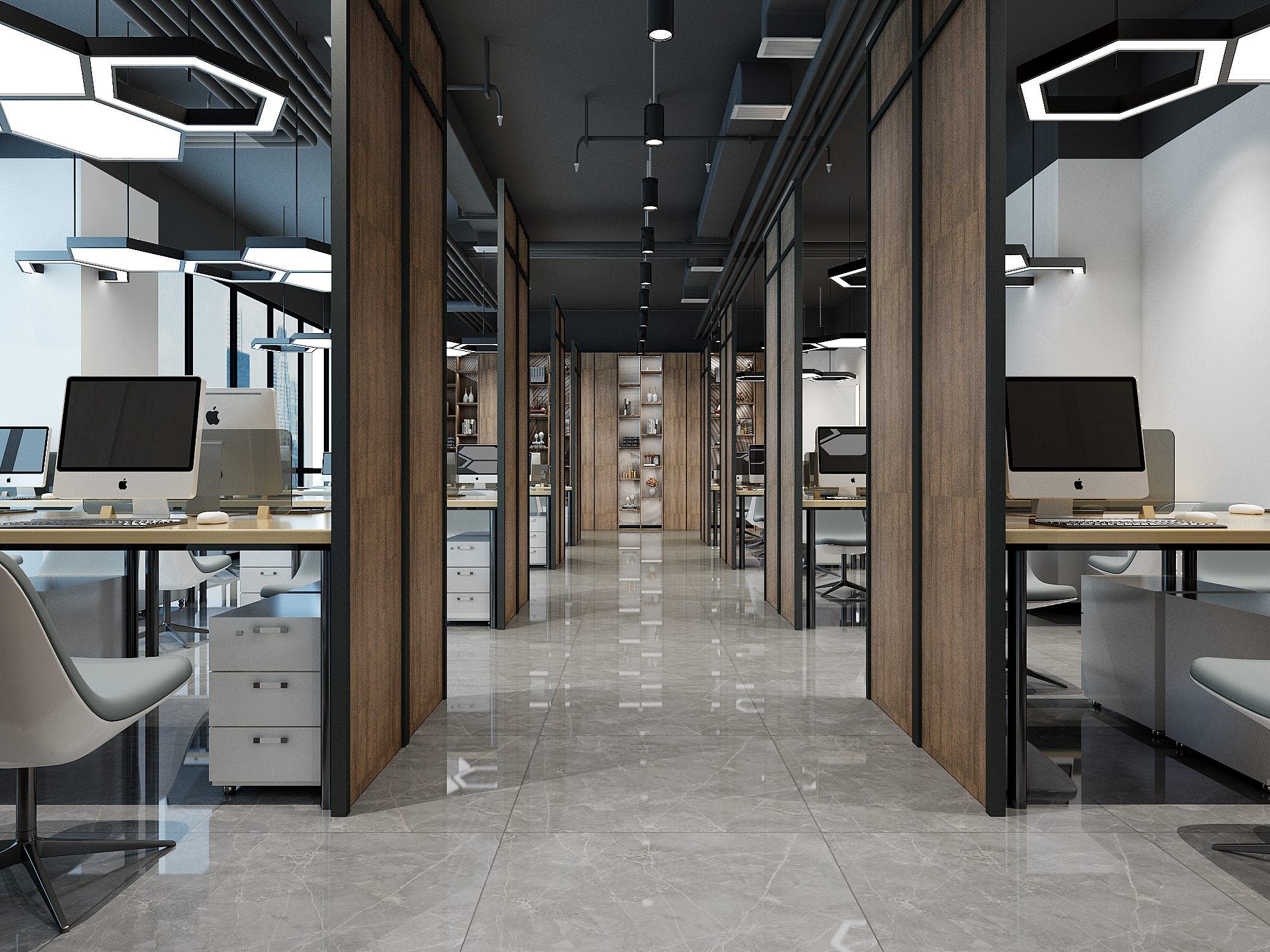 尼景装饰 · 星海中心写字楼设计-4