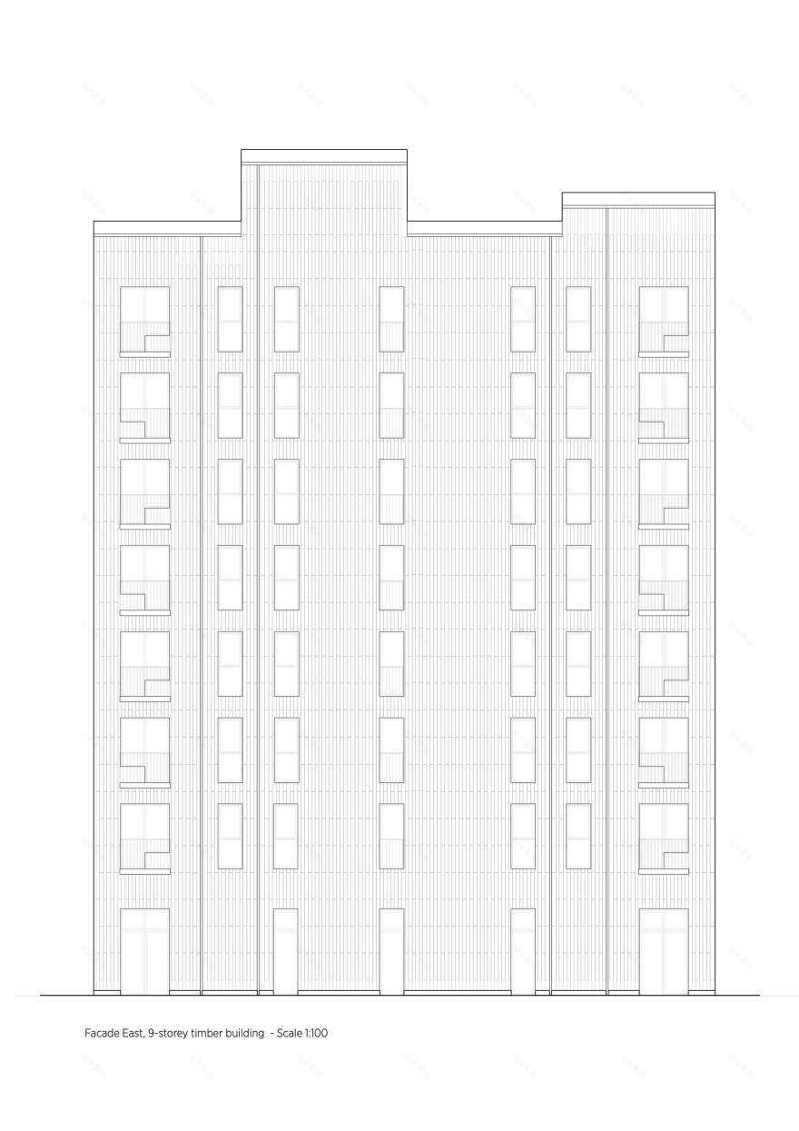 Kajstaden Tall Timber Building / C.F. Møller Architects-50
